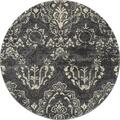 Art Carpet 5 Ft. Bastille Collection Emerge Woven Round Area Rug, Gray 841864109630